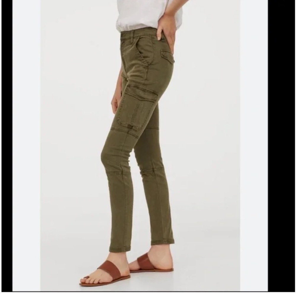 H&M cargo skinny jeans